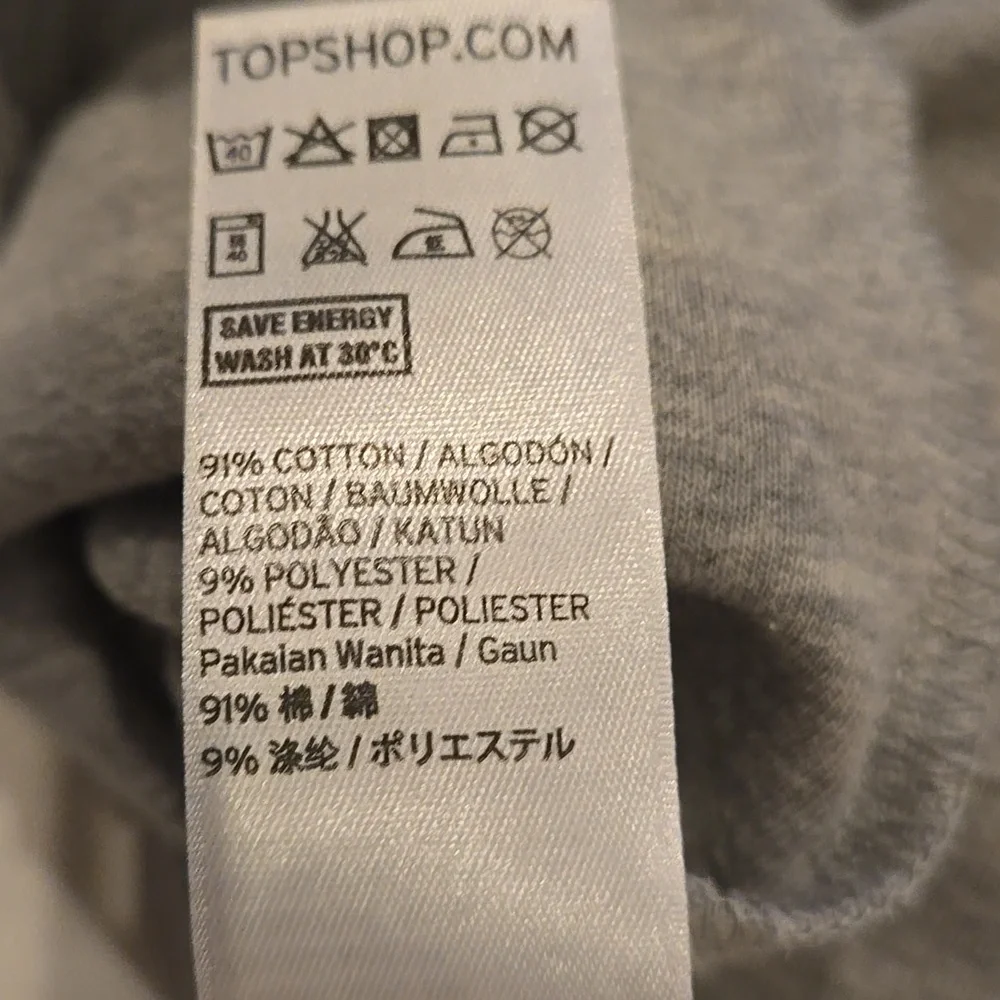 Topshop Light Gray Midi Dress - Picture 6 of 6